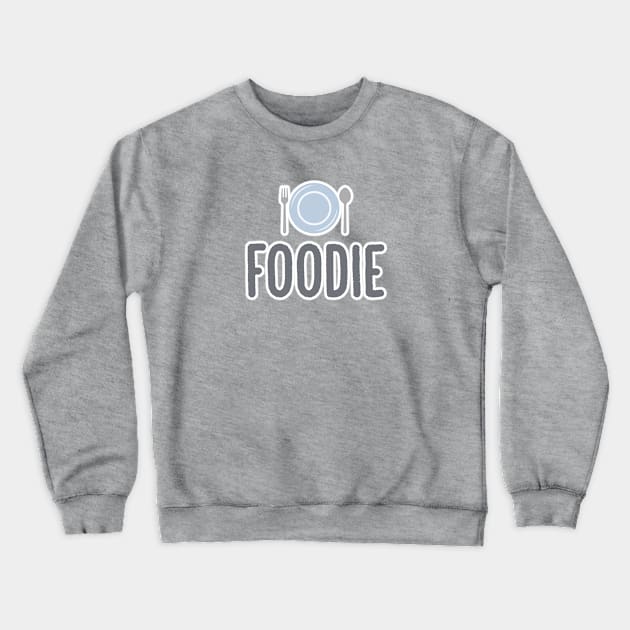 Foodie Food Lover Gourmand Traveler Blogger Crewneck Sweatshirt by Grassroots Green